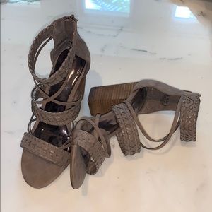 Carlos Santana chunky wedges